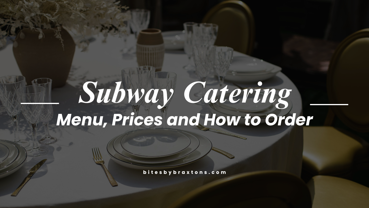 subway catering