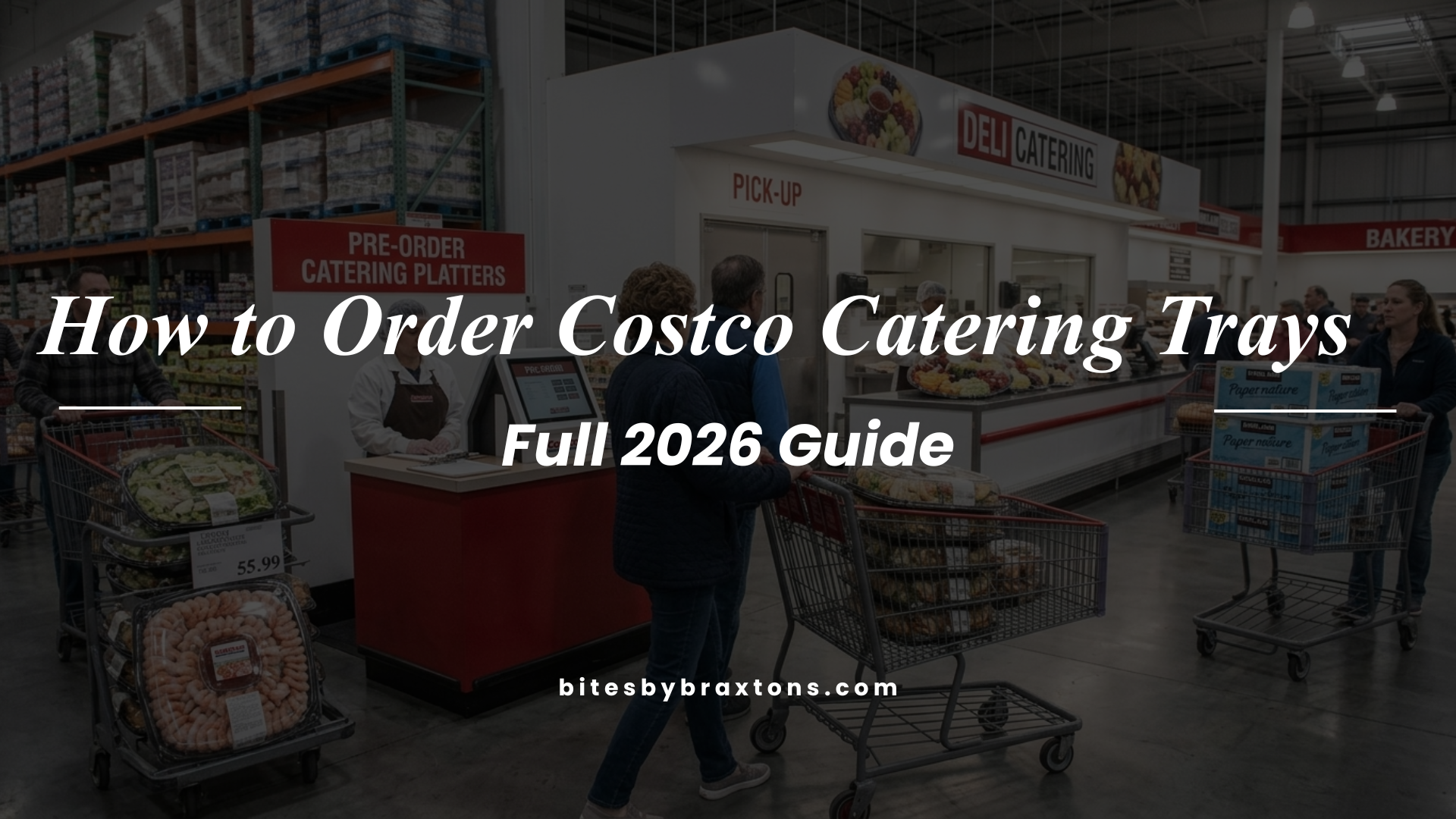Step-by-step guide to ordering Costco catering trays in 2026: the form, lead times, full menu with prices, and how many trays you actually need.