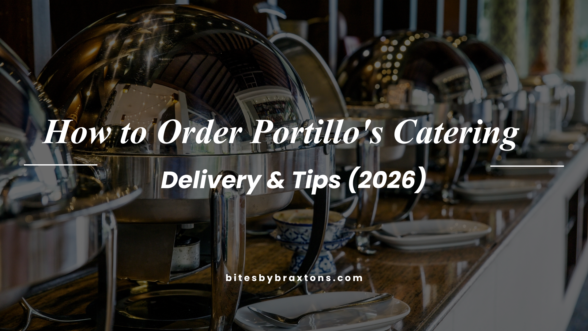How to Order Portillo's Catering