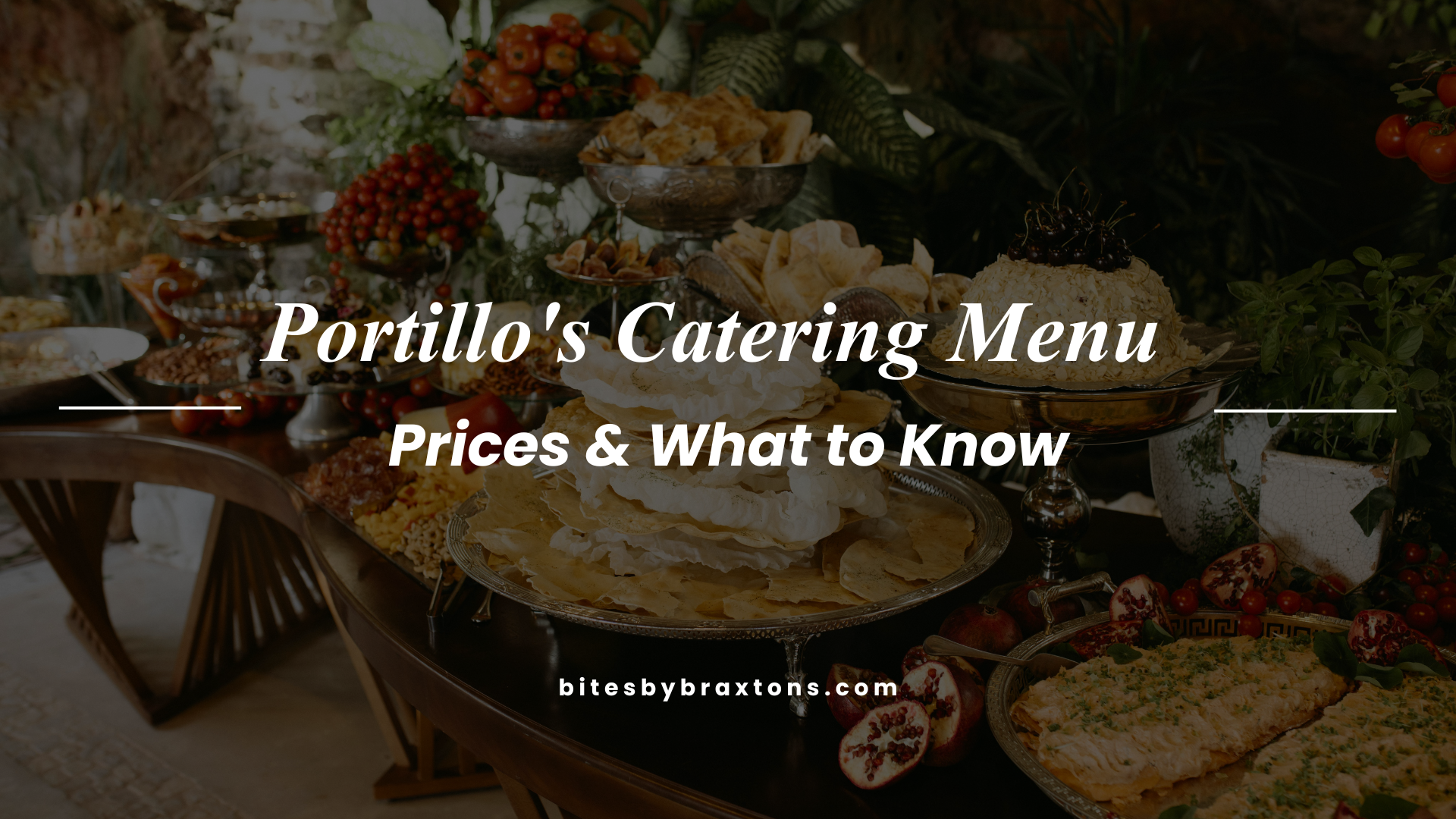 Portillo's Catering Menu