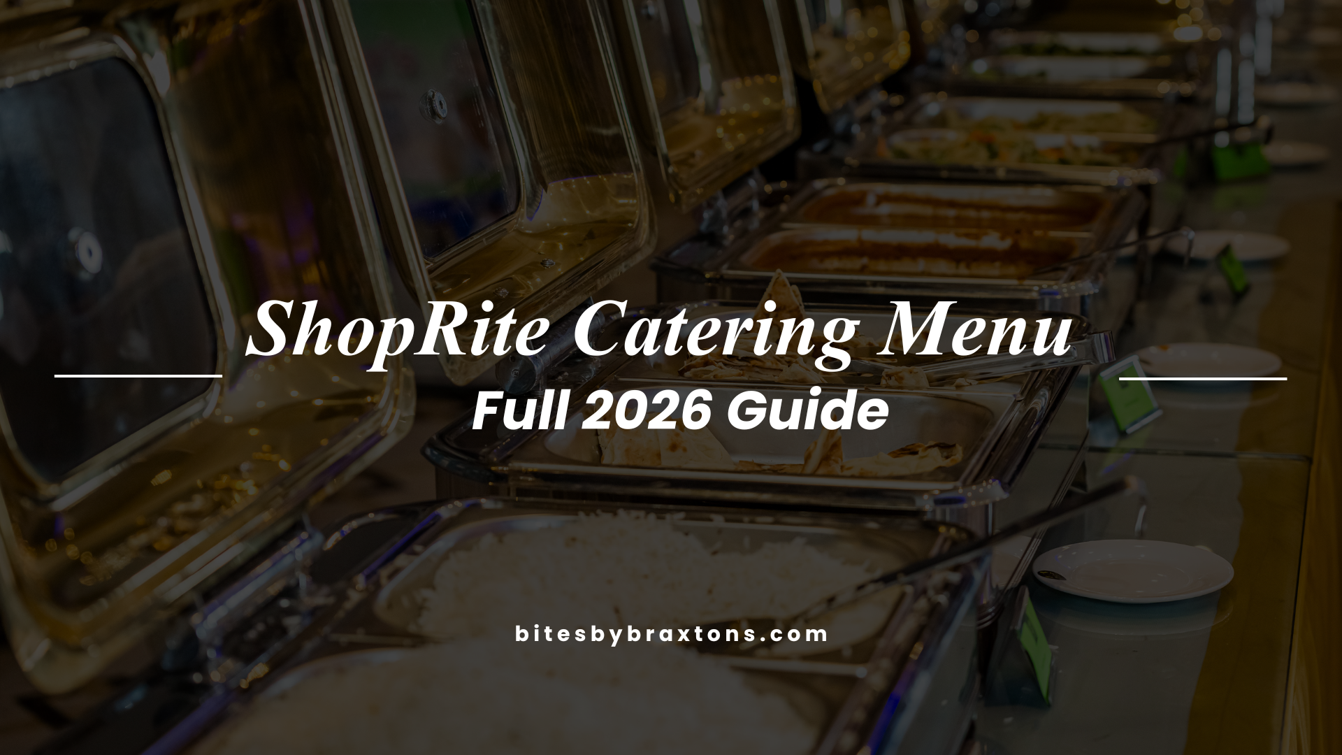 ShopRite Catering Menu with Prices: Full 2026 Guide